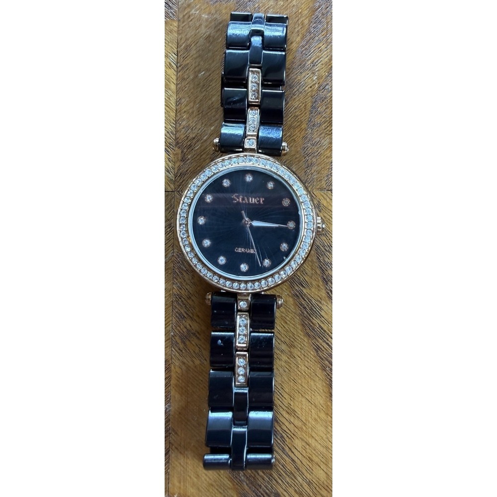 Vintage Ladies' Watches All Running Anne Klein, Stauer, Seiko, Waltham Lot Of 4 - Picture 6 of 16